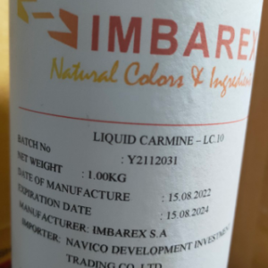 Liquid Carmine - PHỤ GIA TẠO MÀU ĐỎ HỒNG THỰC PHẨM