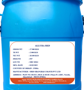 Allura Red - CHẤT PHỤ GIA TẠO MÀU ĐỎ TƯƠI THỰC PHẨM