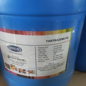 Tartrazine - CHẤT TẠO MÀU VÀNG CHANH THỰC PHẨM