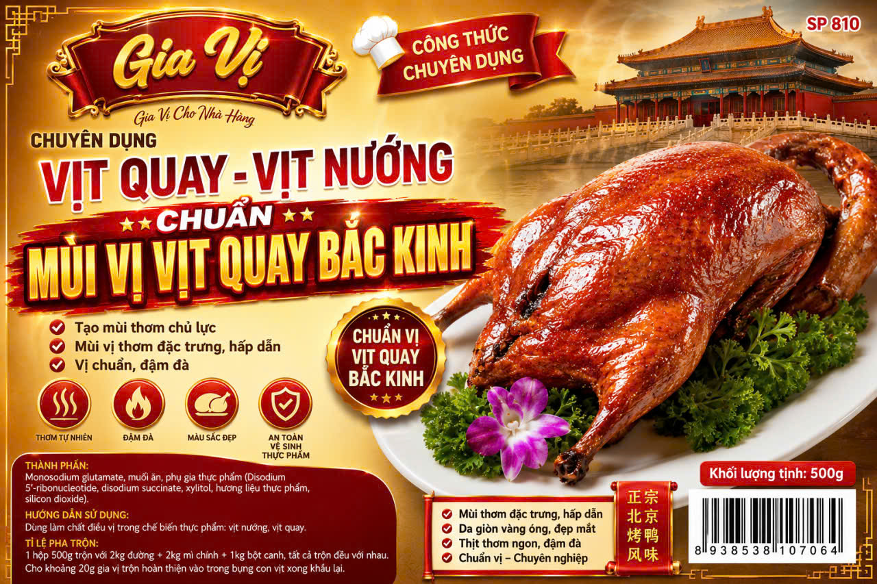 Gia Vị Vịt Quay, Vịt Nướng - CHUẨN MÙI VỊT QUAY BẮC KINH