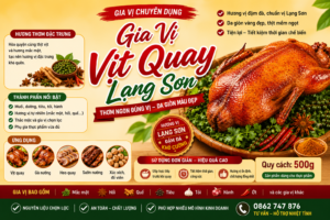 Gia vị vịt quay Lạng Sơn thơm ngon chuẩn vị