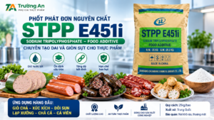 STPP E451i giữ nước và tăng độ giòn dai cho thực phẩm