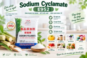 Sodium Cyclamate E952 – chất tạo ngọt dùng trong thực phẩm