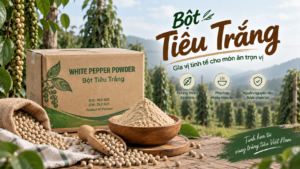 Bột Tiêu Trắng dùng trong chế biến thực phẩm