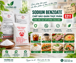 Sodium Benzoate E211 chất bảo quản dùng trong thực phẩm