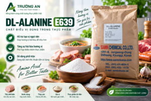 DL-Alanine E639 chất điều vị dùng trong thực phẩm