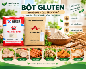 Bột mì căn Gluten dùng trong thực phẩm